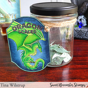 Digital Stamp - Potion Label Bundle: Dragon Scales