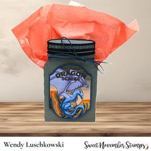 Digital Stamp - Potion Label Bundle: Dragon Scales