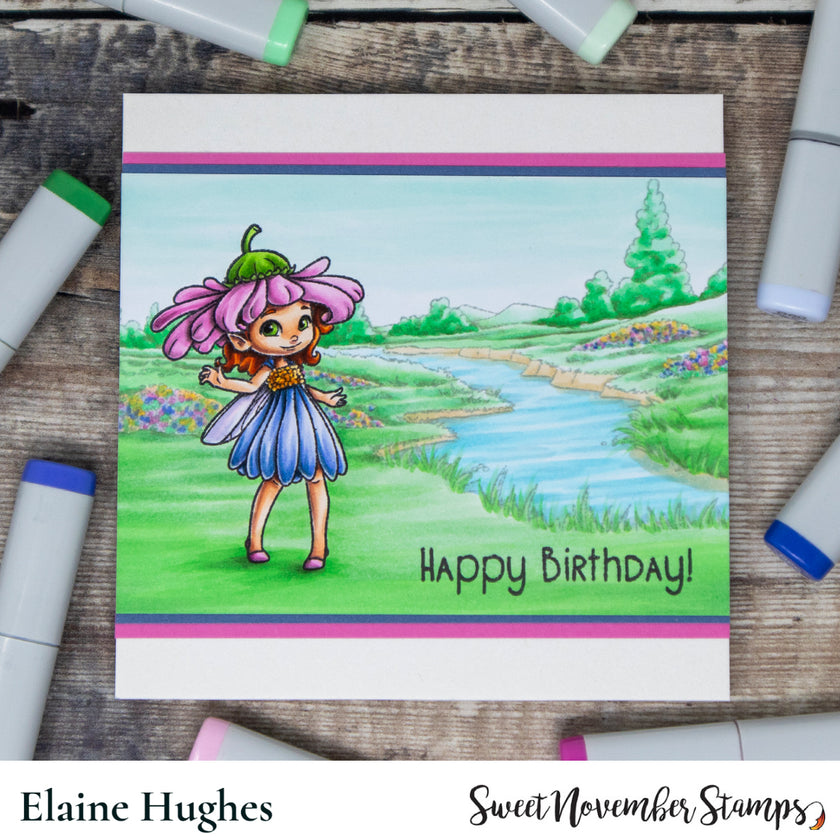 Clear Stamp Set - April Daisy Fairy