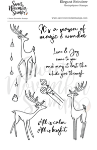 Clear Stamp Set - Elegant Reindeer