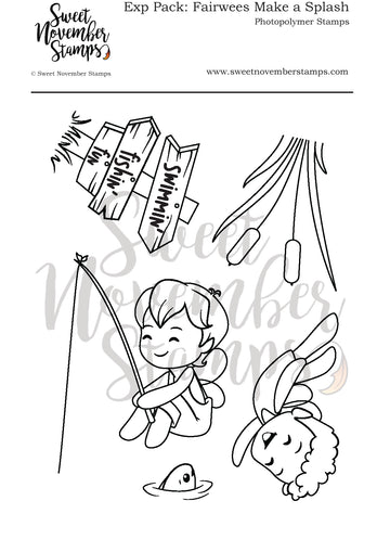 Clear Stamp Set - Expansion Pack: Fairwees Make a Splash