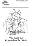 Clear Stamp Set - Extraordinarily Happy