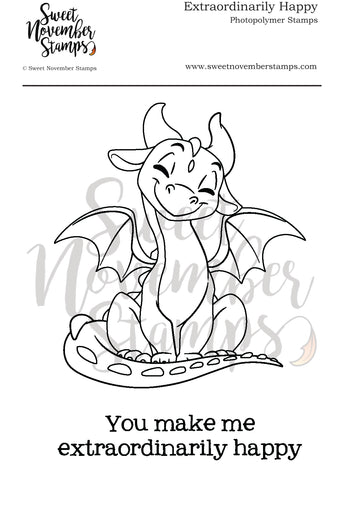 Clear Stamp Set - Extraordinarily Happy