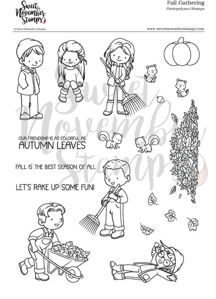 November Fall Stamp Clear Stamps: Seasonal – Tagged
