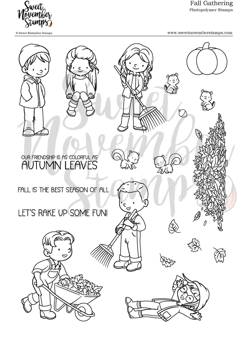 Clear Stamp Set - Fall Gathering