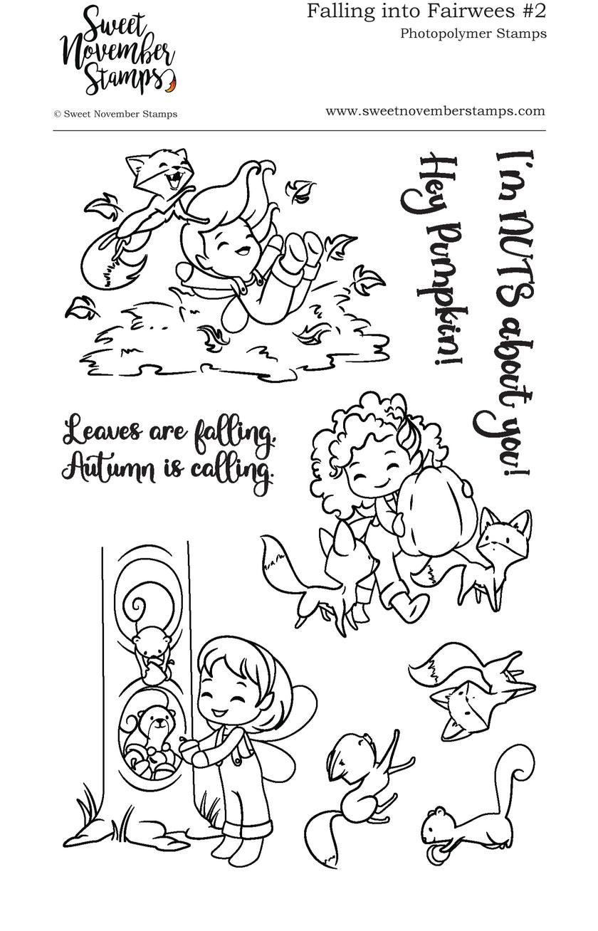 Clear Stamp Set - Falling into Fairwees #2