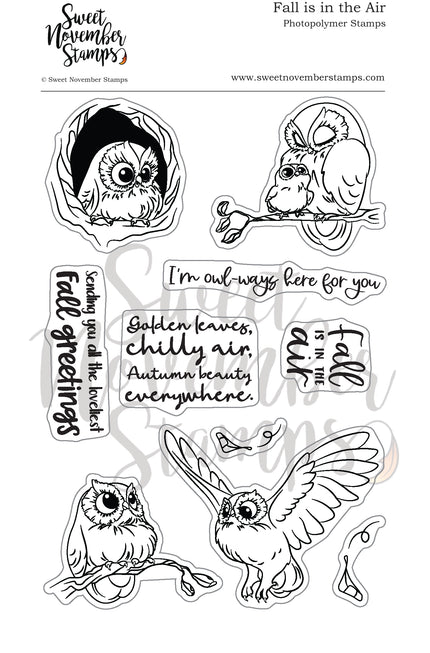 Clear Stamp Set - Fall is in the Air