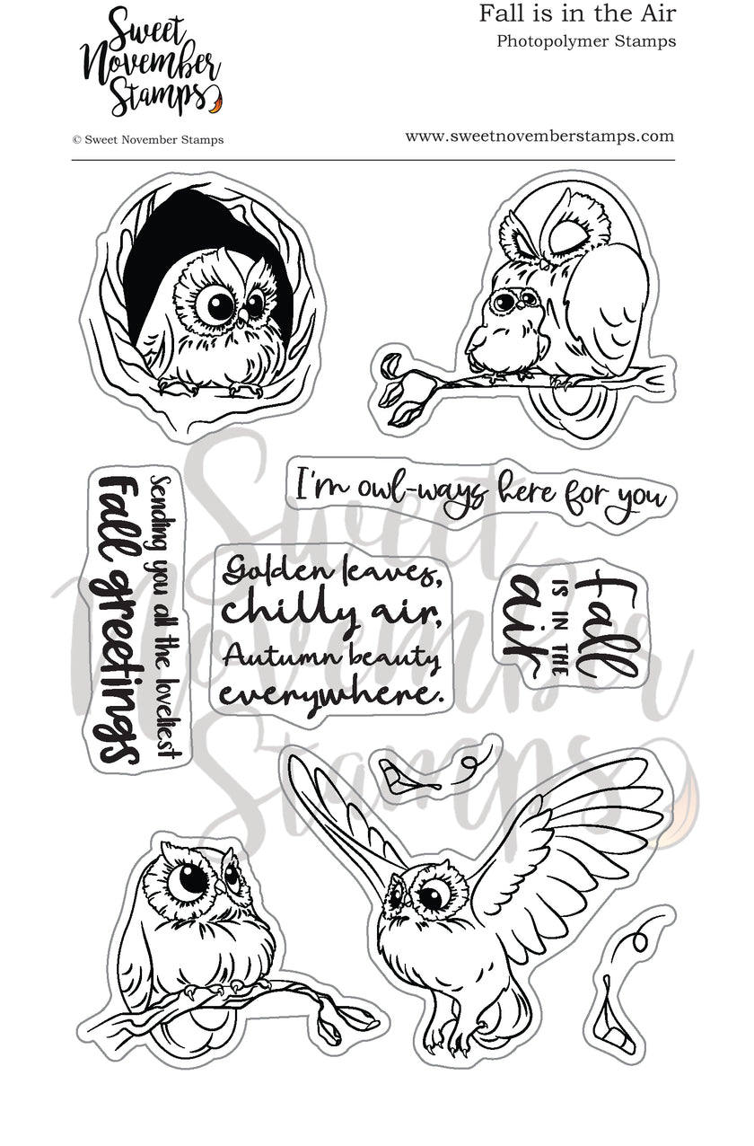 Clear Stamp Set - Fall is in the Air