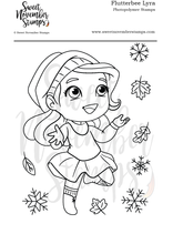 Load image into Gallery viewer, Clear Stamp Set - Flutterbee Lyra
