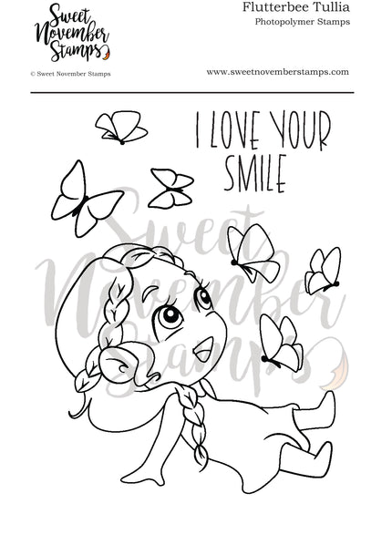 Clear Stamp Set - Flutterbee Tullia