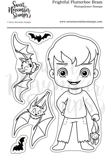 Clear Stamp Set - Frightful Flutterbee Bram