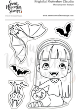 Load image into Gallery viewer, Clear Stamp Set - Frightful Flutterbee Claudia

