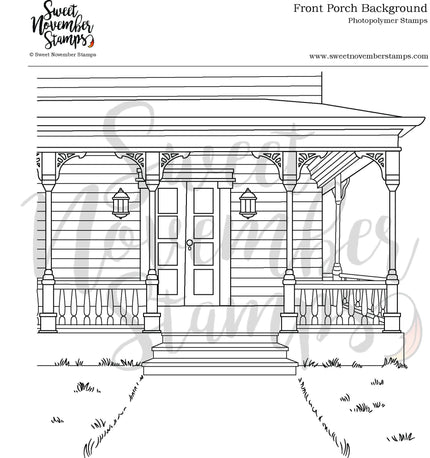 Clear Stamp Set - Front Porch Background