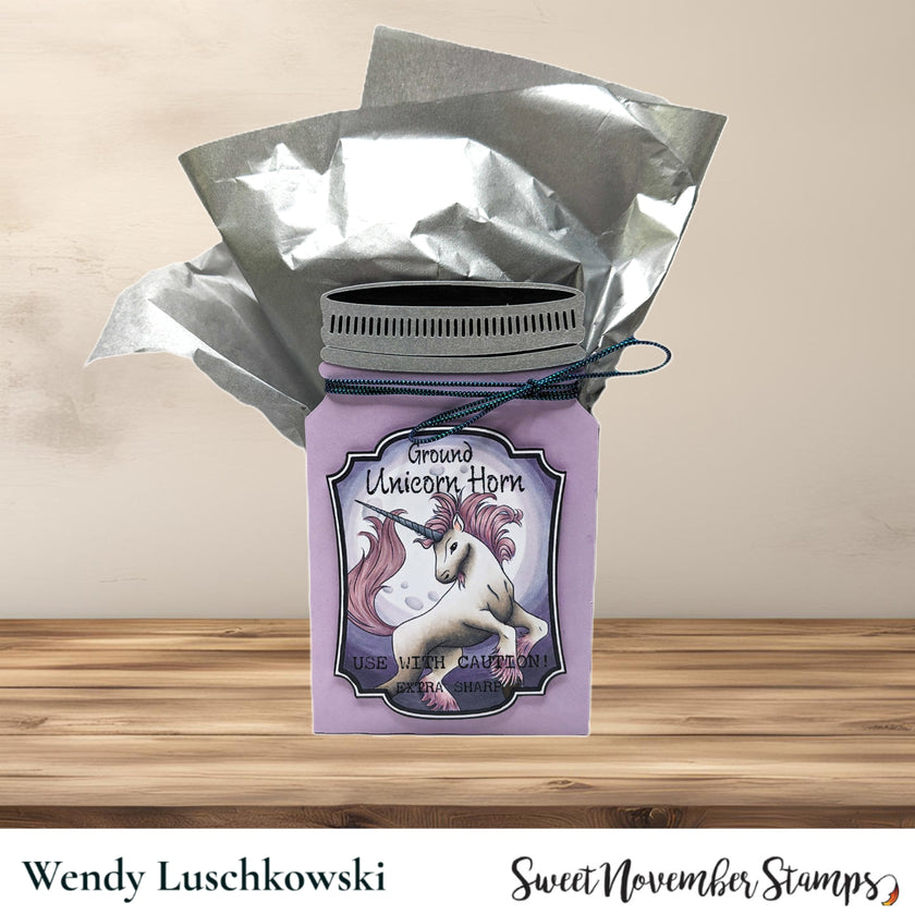 Digital Stamp - Potion Label Bundle: Ground Unicorn Horn