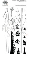 Load image into Gallery viewer, Clear Stamp Set - Horizon Lines: Ocean Beach
