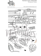 Load image into Gallery viewer, Clear Stamp Set - Horizon Lines: Waterfall

