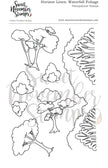 Clear Stamp Set - Horizon Lines: Waterfall Foliage