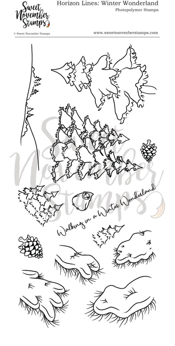 Clear Stamp Set - Horizon Lines: Winter Wonderland