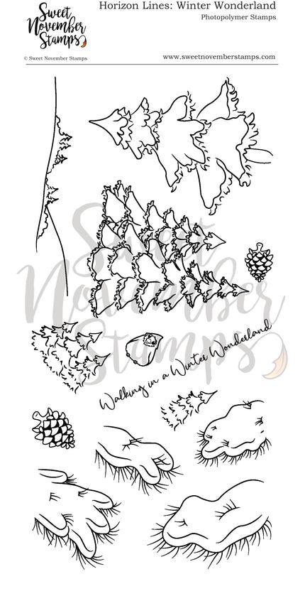 Clear Stamp Set - Horizon Lines: Winter Wonderland