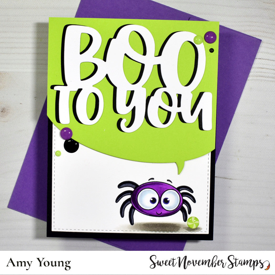 Clear Stamp Set - Halloween Plushies