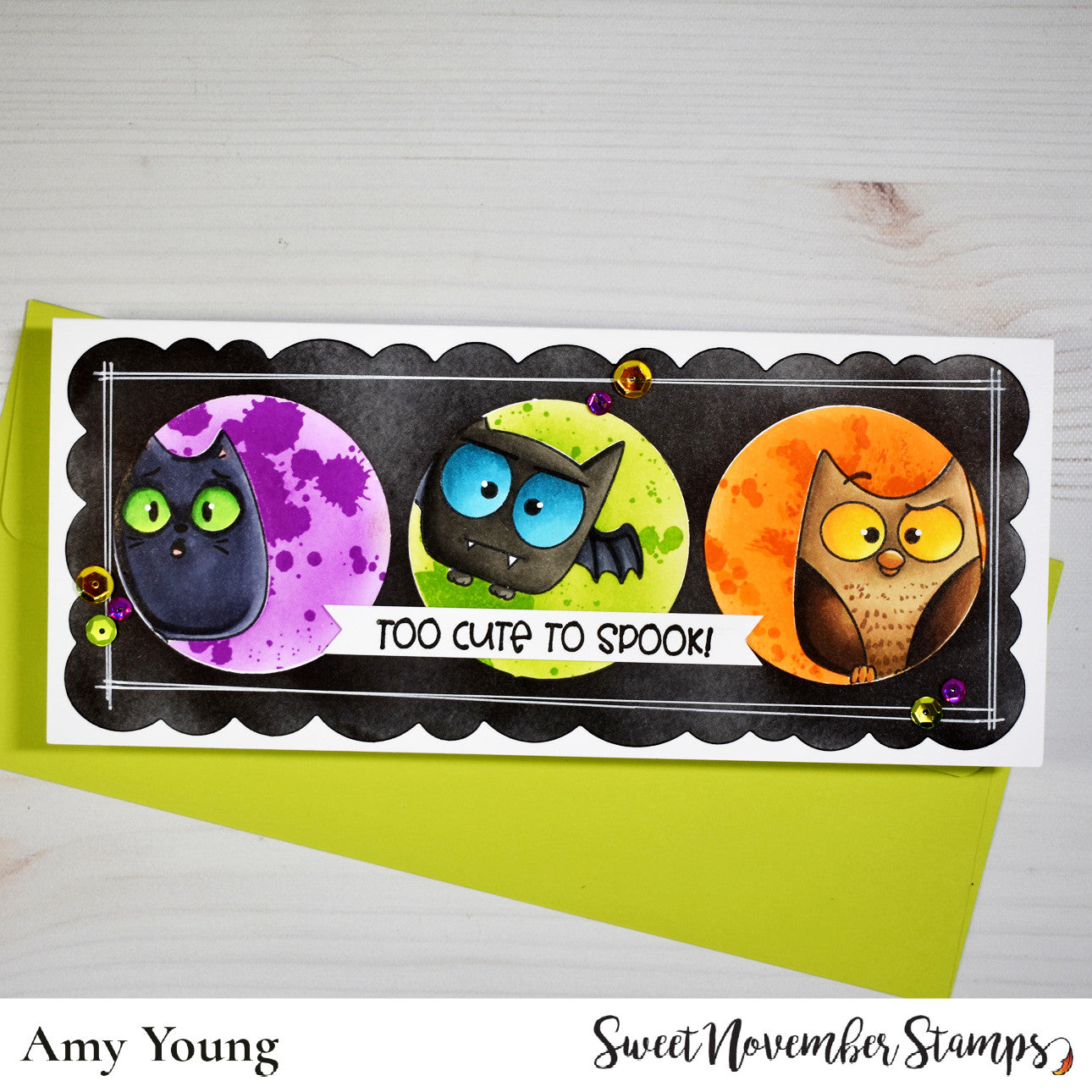 Clear Stamp Set - Halloween Plushies