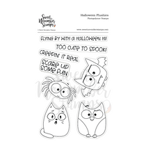 Load image into Gallery viewer, Clear Stamp Set - Halloween Plushies
