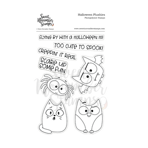 Clear Stamp Set - Halloween Plushies