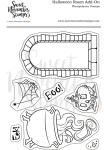 Clear Stamp Set - Halloween Room Add-on