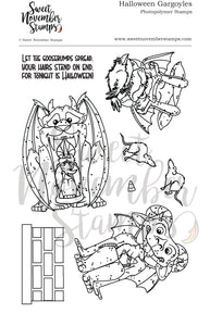 Clear Stamp Set - Halloween Gargoyles