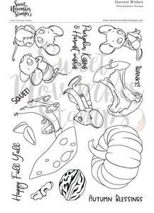 Clear Stamp Set - Harvest Wishes