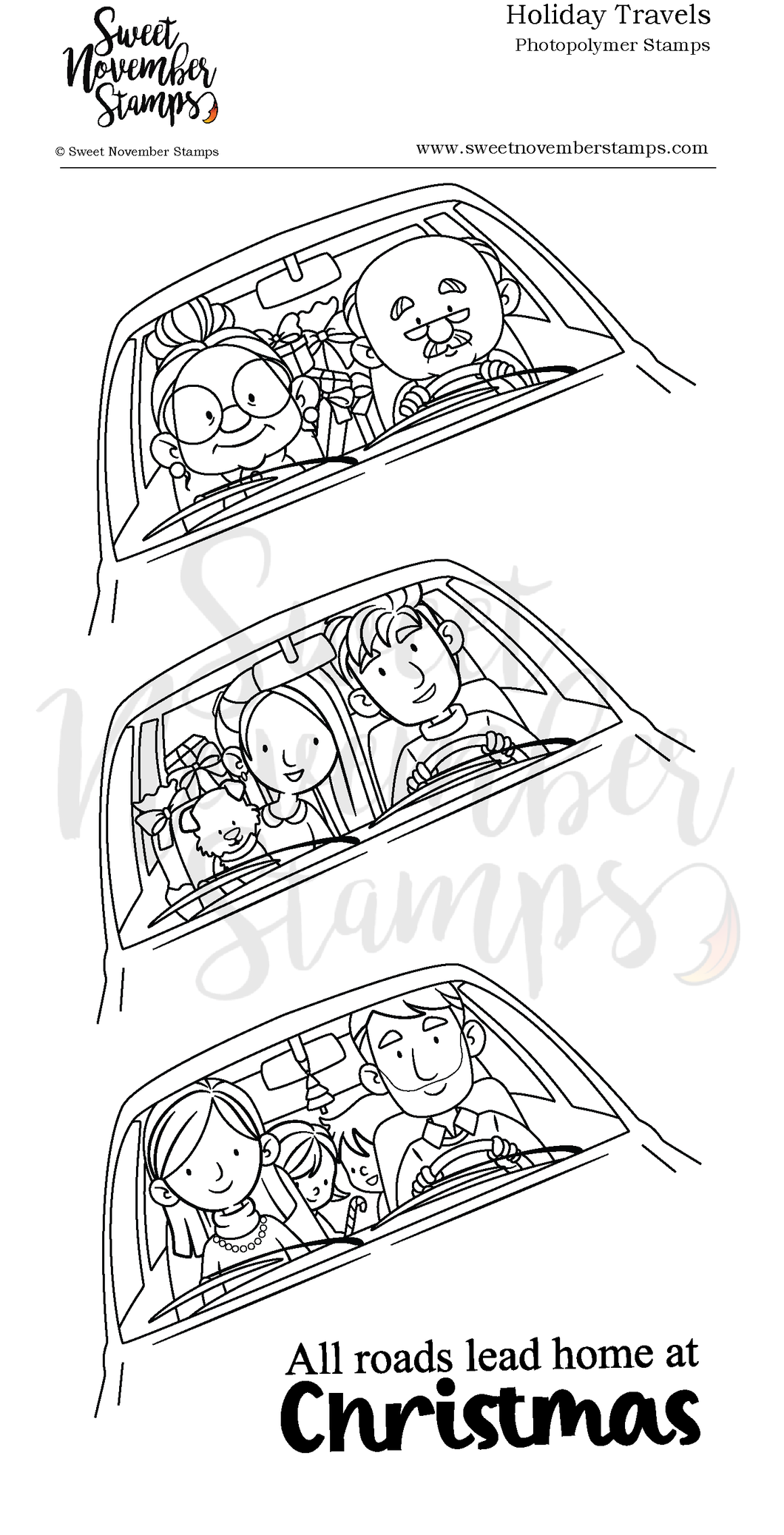 Clear Stamp Set - Holiday Travels