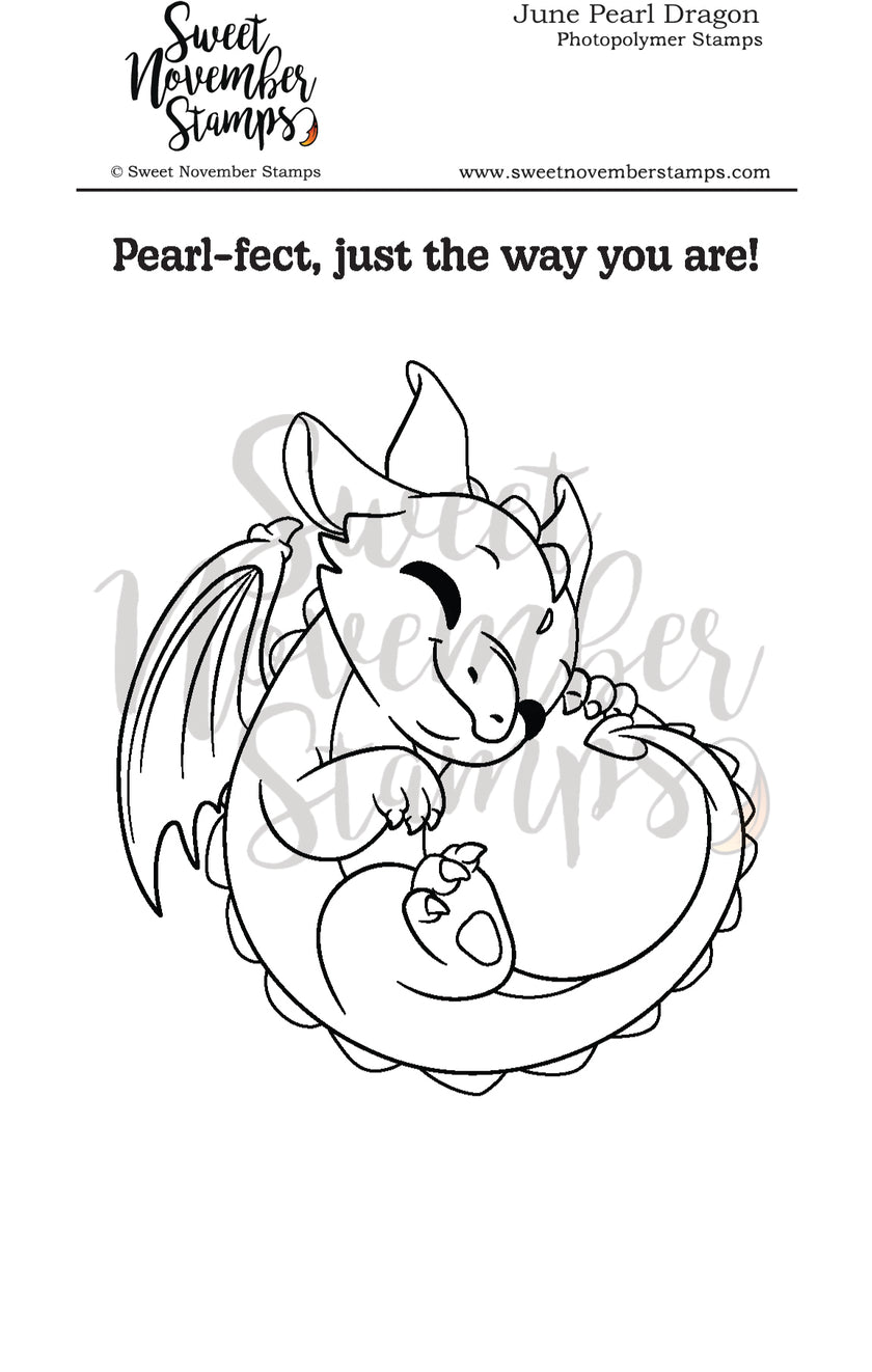 Clear Stamp Set - June Pearl Dragon