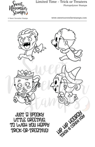 Clear Stamp Set - Limited Edition: Trick or Treaters