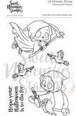 Clear Stamp Set - Lil Grimmy Flying