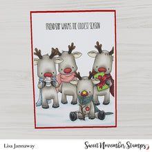 Load image into Gallery viewer, Clear Stamp Set - Winter Wishes Reindeer
