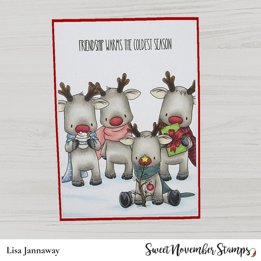 Clear Stamp Set - Winter Wishes Reindeer