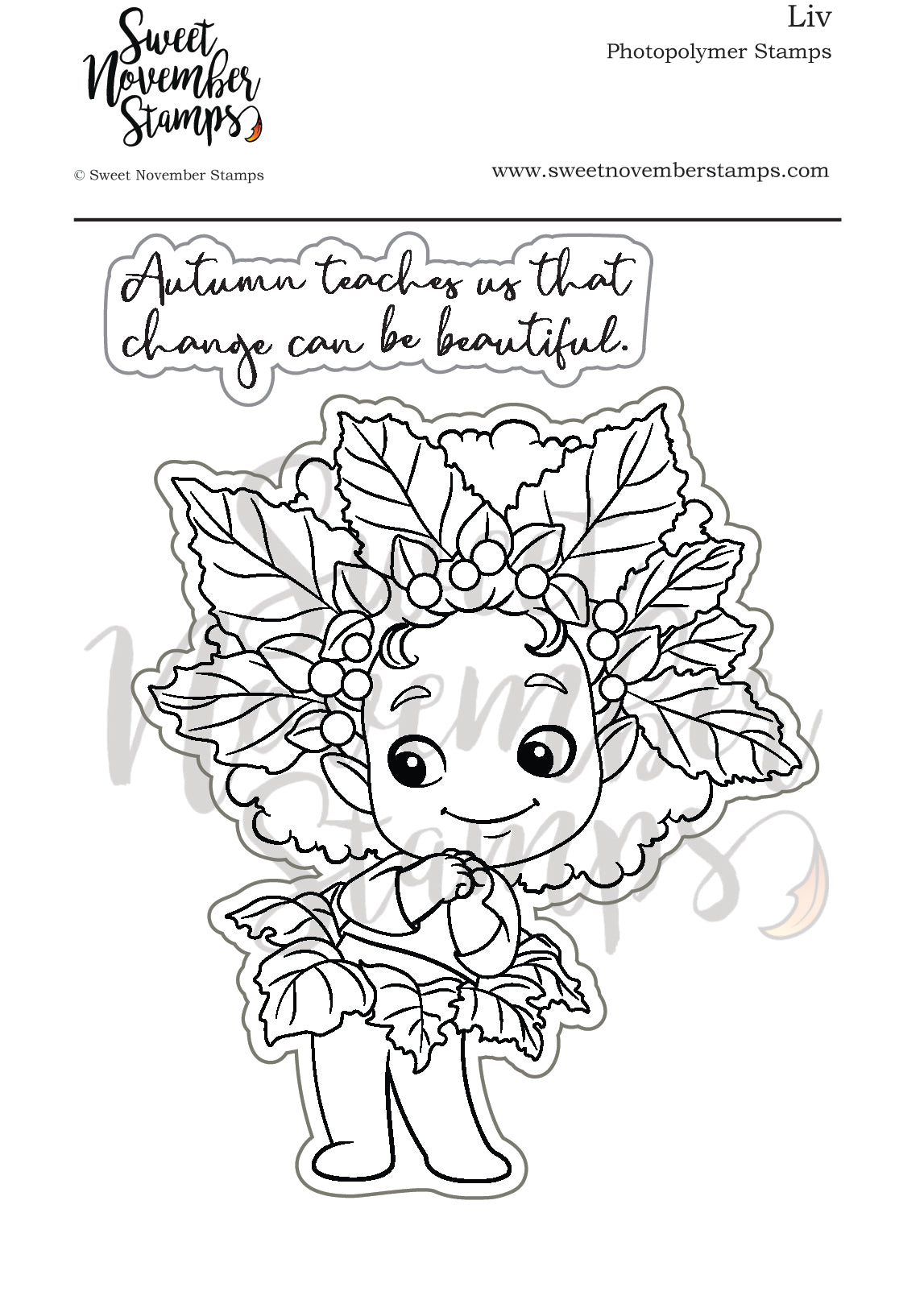 Clear Stamp Set - Liv