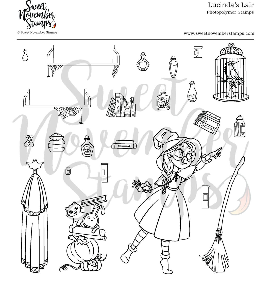 Clear Stamp Set - Lucinda's Lair