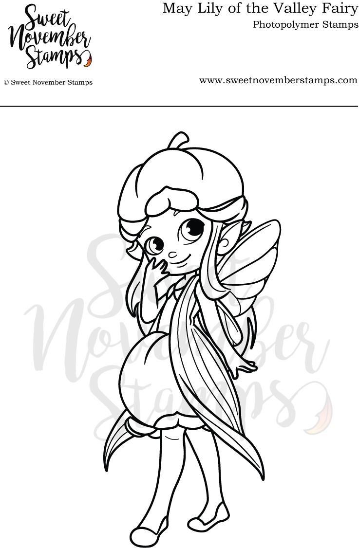 Clear Stamp Set - May Lily of the Valley Fairy