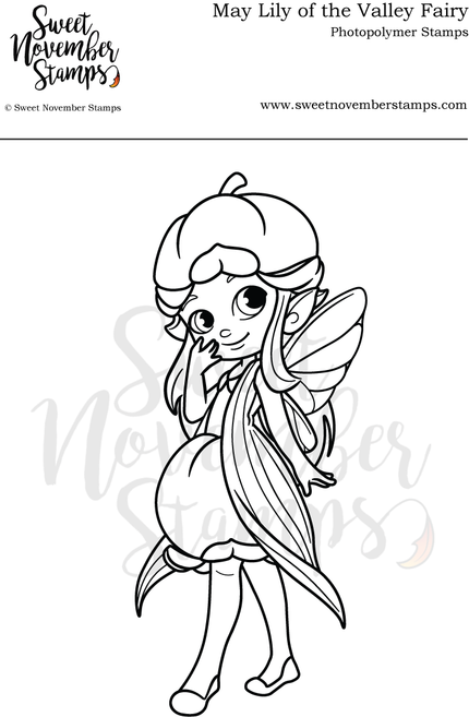 Clear Stamp Set - May Lily of the Valley Fairy