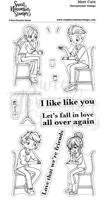 Clear Stamp Set - Meet Cute