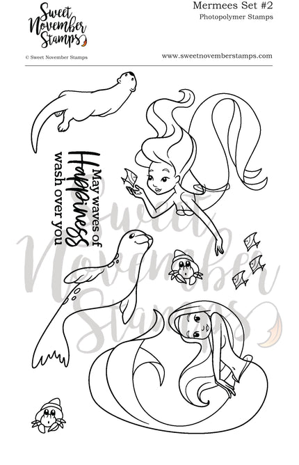 Clear Stamp Set - Mermees Set #2
