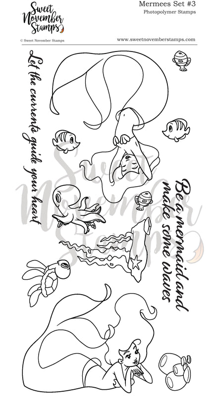 Clear Stamp Set - Mermees #3