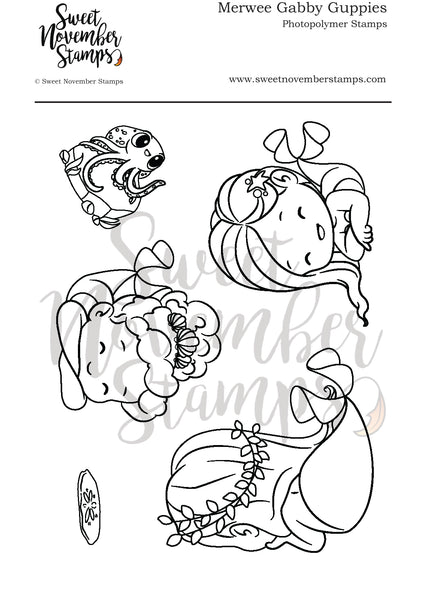 Clear Stamp Set - Merwee Gabby Guppies