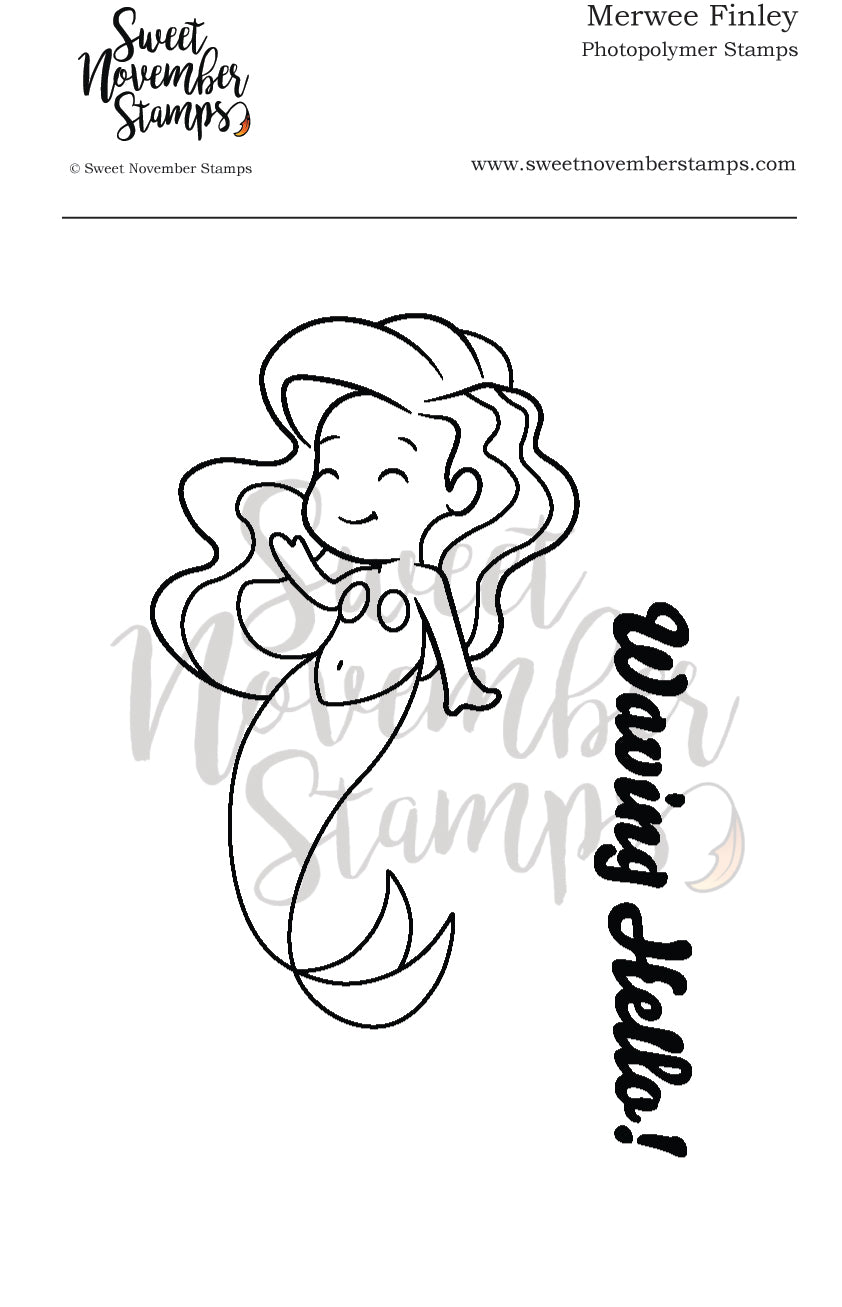 Clear Stamp Set - Merwee: Finley