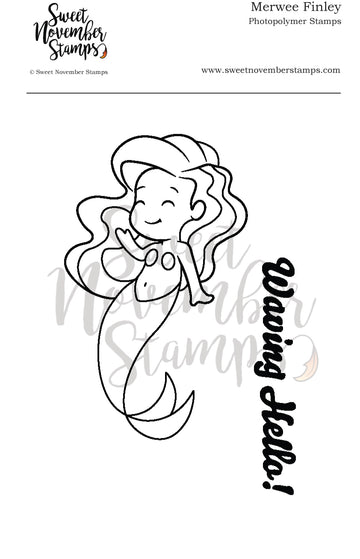 Clear Stamp Set - Merwee: Finley