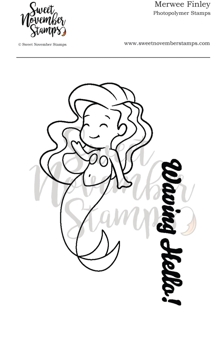 Clear Stamp Set - Merwee: Finley