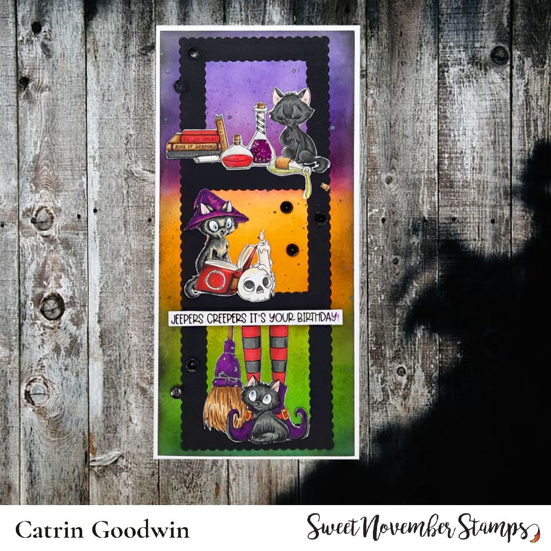 Clear Stamp Set - Midnight's Halloween Adventures #3