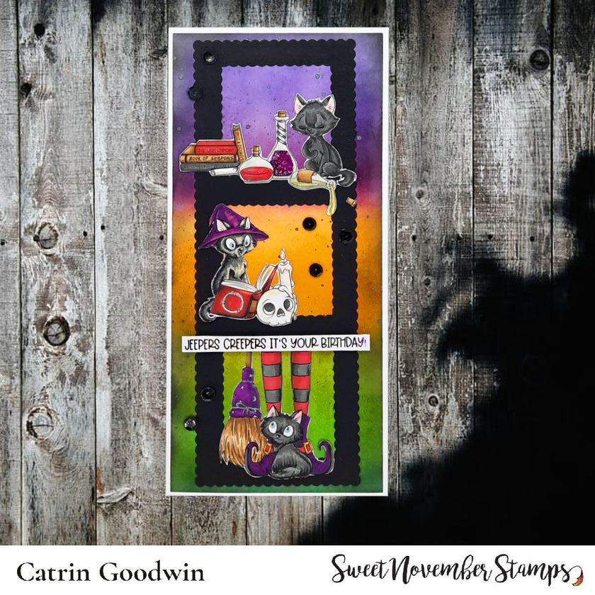 Clear Stamp Set - Midnight's Halloween Adventures #3