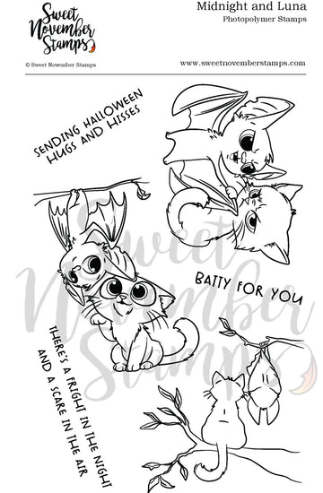 Clear Stamp Set - Midnight and Luna